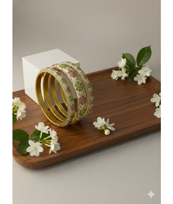 Vritika Floral Meenakari Bangles 2.6